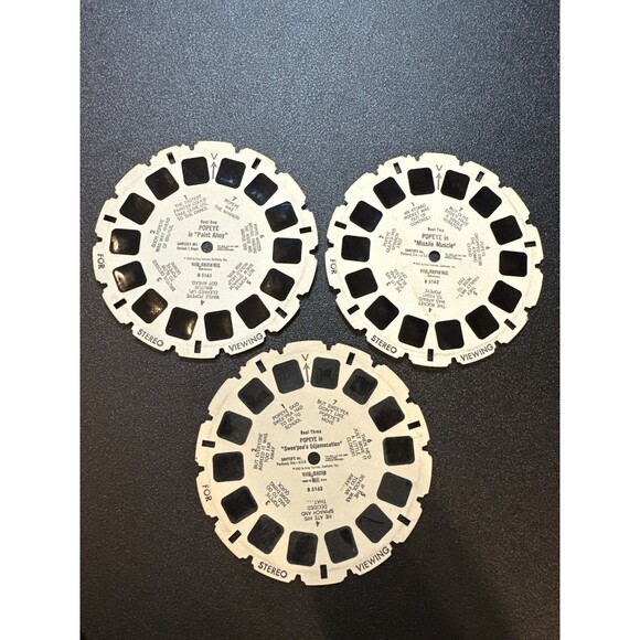 1962 View-Master Popeye 3-Reel Set B5161–63 - Picture 1 of 5